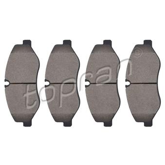 Jeu de 4 plaquettes de frein avant TOPRAN OEM A4474200220