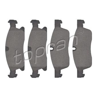 Jeu de 4 plaquettes de frein avant TOPRAN OEM 0074208020