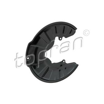 Déflecteur, disque de frein avant droit TOPRAN [410 629]