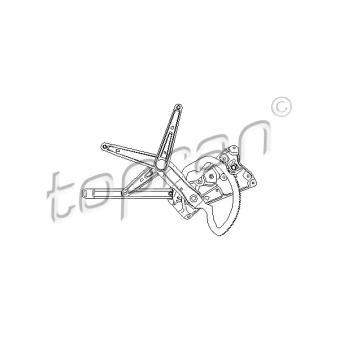 Lève-vitre avant gauche TOPRAN OEM 51331977609