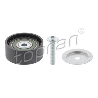 Poulie renvoi/transmission, courroie trapézoïdale à nervures TOPRAN 502 580