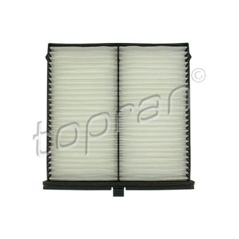 Filtre, air de l'habitacle TOPRAN [600 082]
