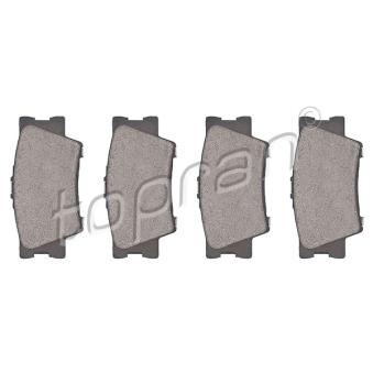 Jeu de 4 plaquettes de frein arrière TOPRAN OEM 0446633180