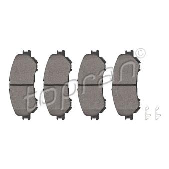 Jeu de 4 plaquettes de frein avant TOPRAN OEM 410604EA0A