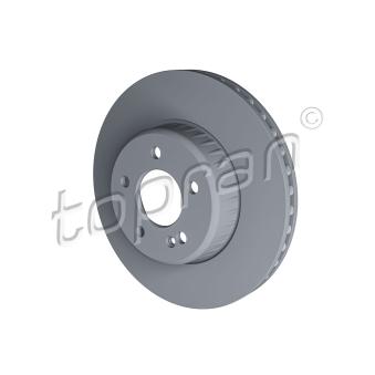 Jeu de 2 disques de frein avant TOPRAN OEM 0004212512