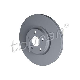Jeu de 2 disques de frein avant TOPRAN OEM 2036566