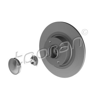 Jeu de 2 disques de frein arrière TOPRAN OEM 7701207898