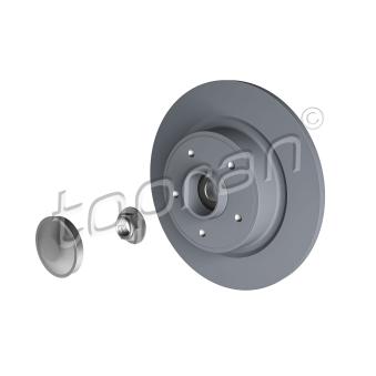 Jeu de 2 disques de frein arrière TOPRAN OEM 8200367094