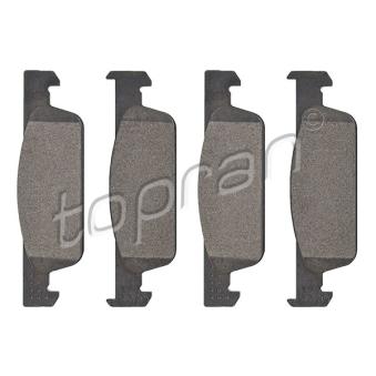 Jeu de 4 plaquettes de frein avant TOPRAN OEM A4534210010 Jeu de 4 plaquettes de frein avant TOPRAN OEM A4534210010