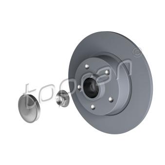 Jeu de 2 disques de frein arrière TOPRAN OEM 6000620071