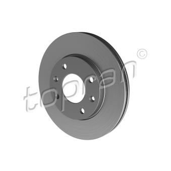 Jeu de 2 disques de frein avant TOPRAN OEM 424996 Jeu de 2 disques de frein avant TOPRAN OEM 424996