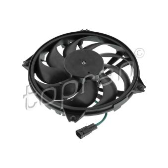 Ventilateur, refroidissement du moteur TOPRAN 721 534 pour CITROEN BERLINGO 1.6 HDI 92 - 92cv