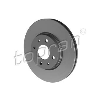 Jeu de 2 disques de frein avant TOPRAN OEM 424974