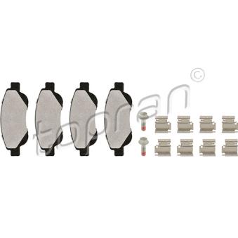 Jeu de 4 plaquettes de frein avant TOPRAN OEM 044650H030 Jeu de 4 plaquettes de frein avant TOPRAN OEM 044650H030