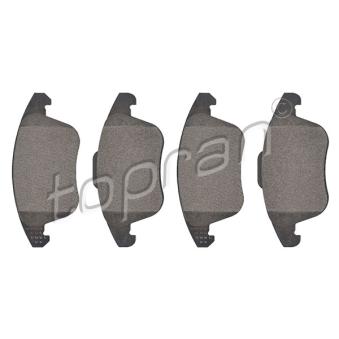 Jeu de 4 plaquettes de frein avant TOPRAN OEM 425488