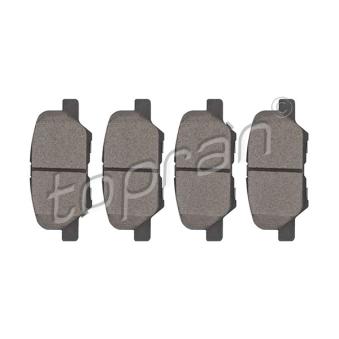 Jeu de 4 plaquettes de frein arrière TOPRAN OEM 4605B384