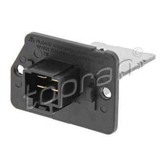 Résistance, pulseur d'air habitacle TOPRAN [821 223]