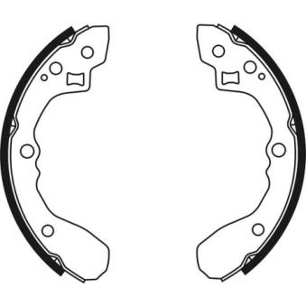 Jeu de mâchoires de frein ABE C00313ABE pour CADILLAC DEVILLE 2.0 - 110cv Jeu de mâchoires de frein ABE C00313ABE pour CADILLAC DEVILLE 2.0 - 110cv