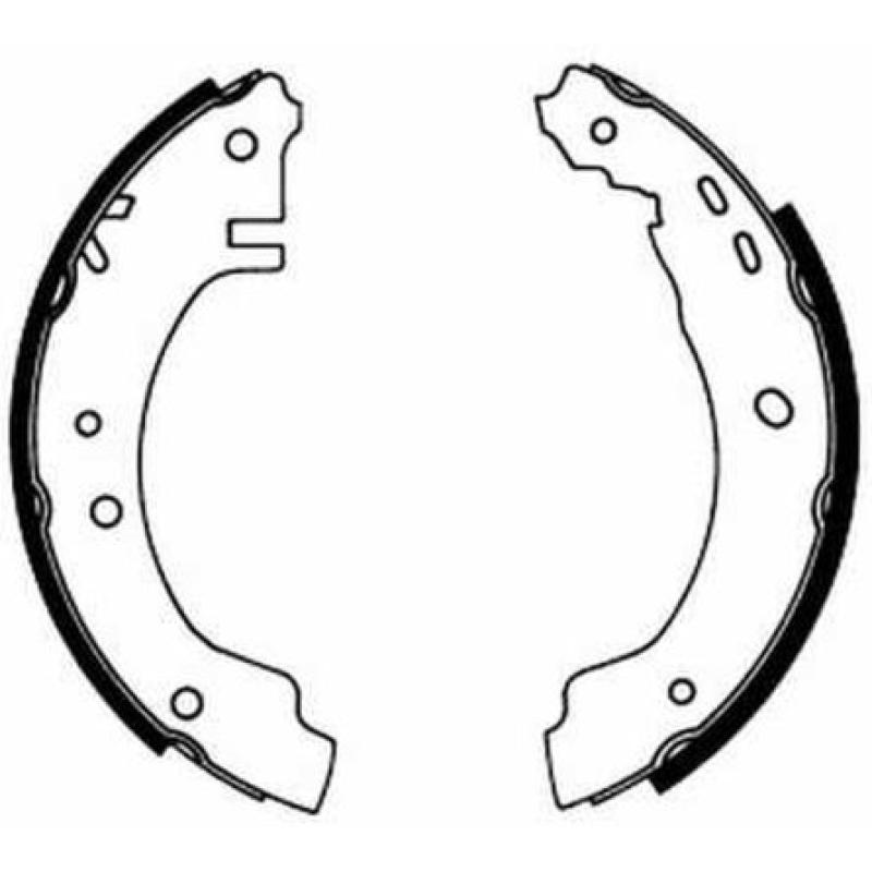 Jeu de mâchoires de frein ABE C01041ABE - Visuel 1