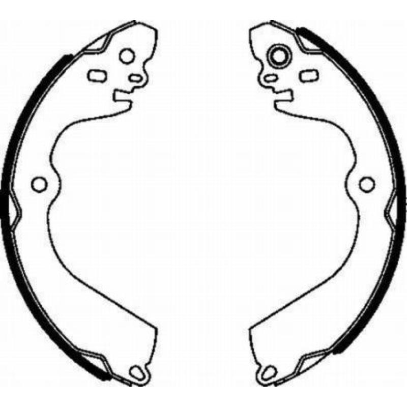 Jeu de mâchoires de frein ABE C01065ABE - Visuel 1