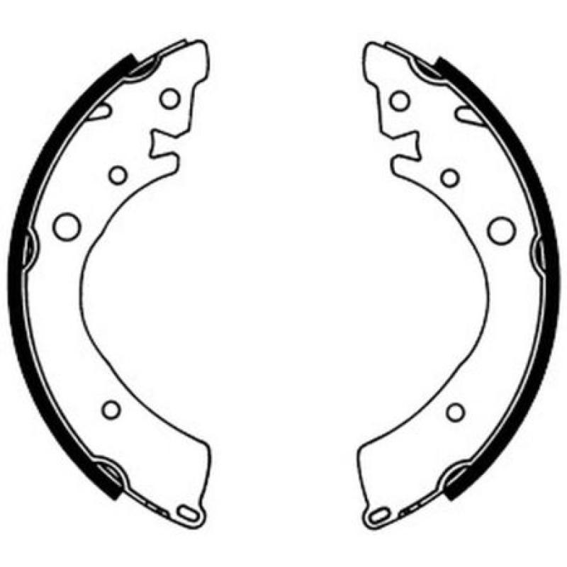 Jeu de mâchoires de frein ABE C04001ABE - Visuel 1