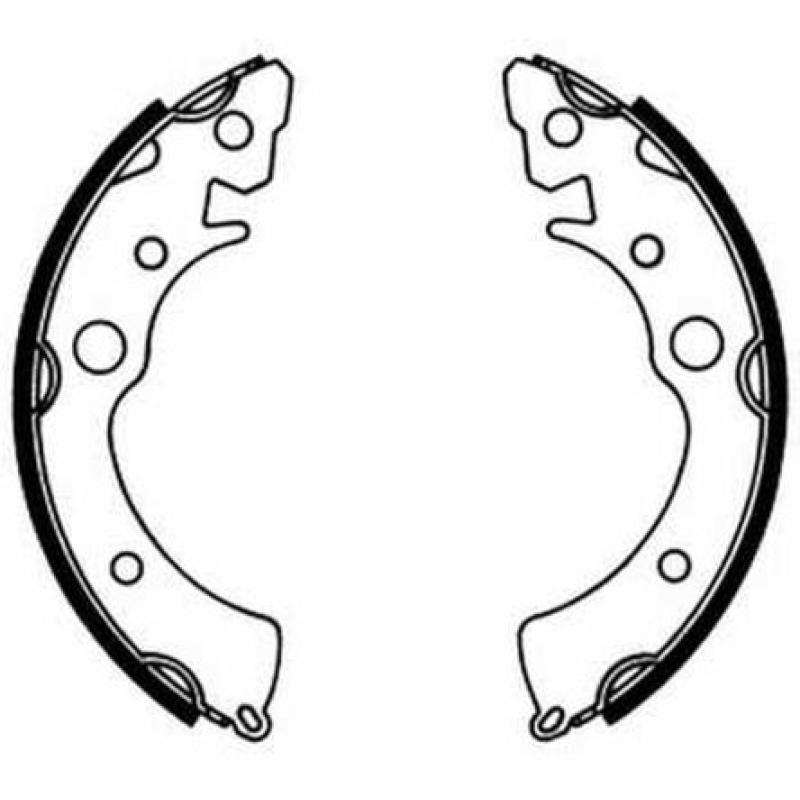 Jeu de mâchoires de frein ABE C04003ABE - Visuel 1