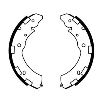 Jeu de mâchoires de frein ABE [C05060ABE]