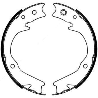 Jeu de mâchoires de frein, frein de stationnement ABE OEM 26298PA000