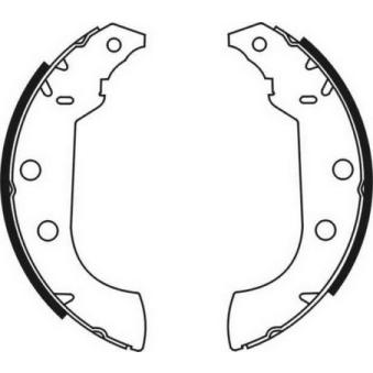 Jeu de mâchoires de frein ABE OEM 424155