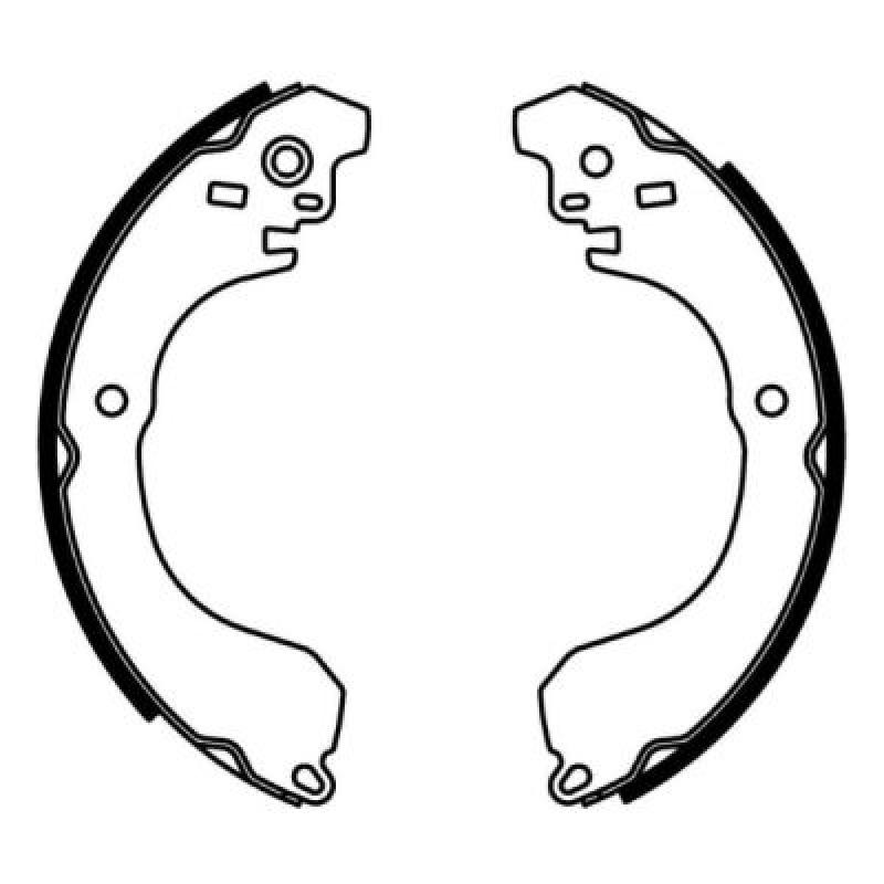 Jeu de mâchoires de frein ABE C0Y010ABE - Visuel 1