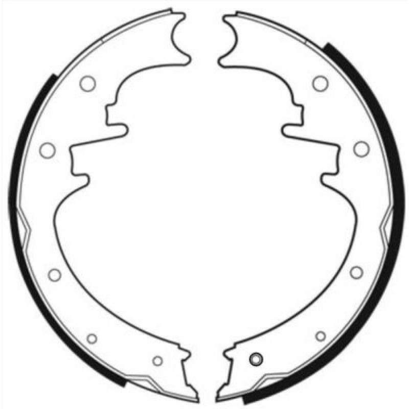 Jeu de mâchoires de frein ABE C0Y011ABE - Visuel 1