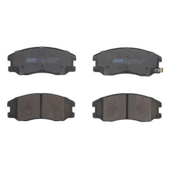 Jeu de 4 plaquettes de frein avant ABE OEM 4817764