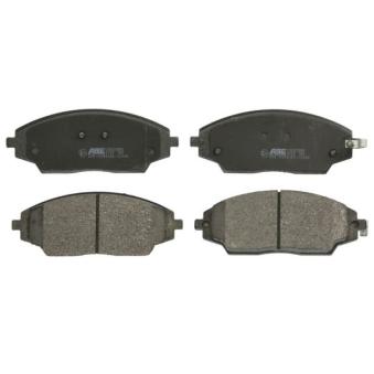 Jeu de 4 plaquettes de frein avant ABE [C10025ABE]