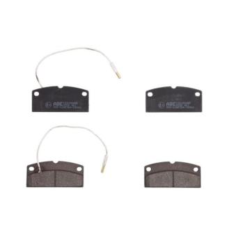 Jeu de 4 plaquettes de frein avant ABE OEM 6L065