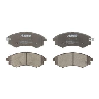 Jeu de 4 plaquettes de frein avant ABE [C10313ABE]
