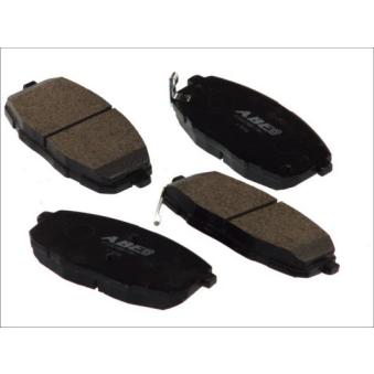 Jeu de 4 plaquettes de frein avant ABE [C10321ABE]