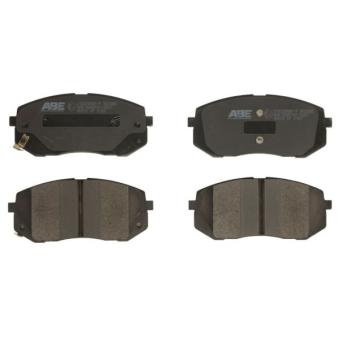 Jeu de 4 plaquettes de frein avant ABE OEM 58101B2A60