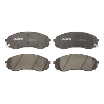 Jeu de 4 plaquettes de frein avant ABE C10327ABE pour HYUNDAI H-1 2.5 CRDi - 110cv