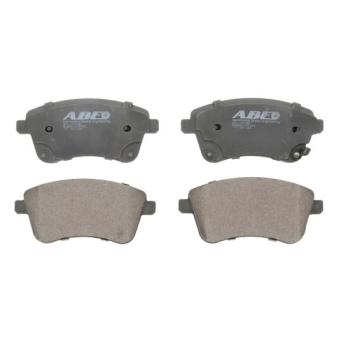 Jeu de 4 plaquettes de frein avant ABE C10333ABE pour DACIA LODGY 1.4 CRDi 75 - 75cv