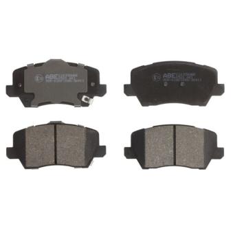 Jeu de 4 plaquettes de frein avant ABE C10338ABE pour KIA PICANTO 1.0 - 67cv