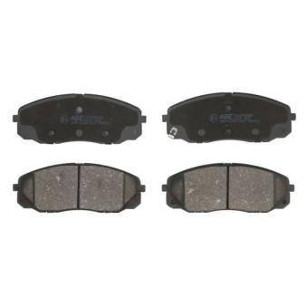 Jeu de 4 plaquettes de frein avant ABE C10340ABE pour KIA CARNIVAL 2.2 CRDi - 150cv