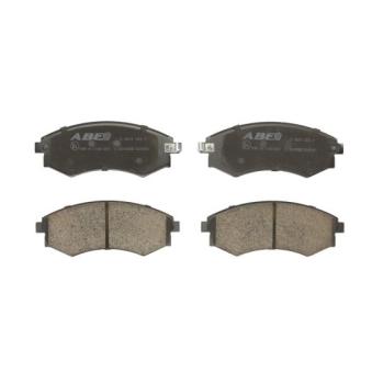 Jeu de 4 plaquettes de frein avant ABE [C10503ABE]