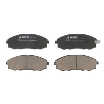 Jeu de 4 plaquettes de frein avant ABE C10506ABE pour FIAT BRAVA 2.5 CRDi - 110cv