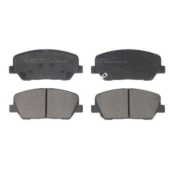Jeu de 4 plaquettes de frein avant ABE OEM 581012MA00