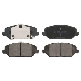 Jeu de 4 plaquettes de frein avant ABE C10538ABE pour FORD TRANSIT 1.5 - 110cv