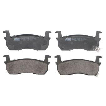 Jeu de 4 plaquettes de frein avant ABE [C11003ABE]