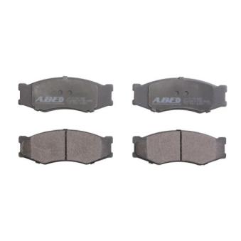 Jeu de 4 plaquettes de frein avant ABE [C11011ABE]