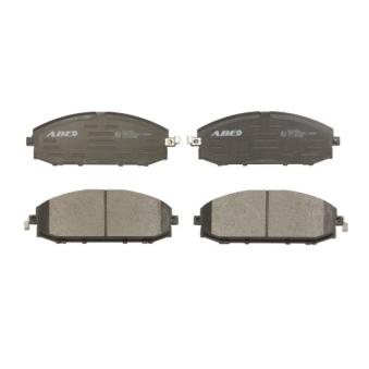 Jeu de 4 plaquettes de frein avant ABE [C11064ABE]