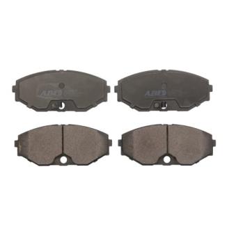 Jeu de 4 plaquettes de frein avant ABE C11065ABE