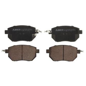 Jeu de 4 plaquettes de frein avant ABE [C11093ABE]